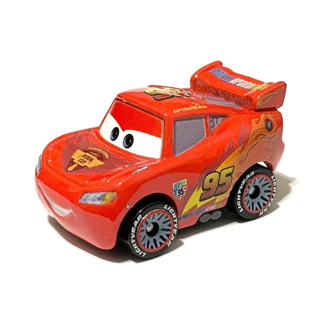 Wallpaper #f3J7MpMBX2lk1u3o6lpR259 Mini Racers Lightning Mcqueen with Racing Wheels Pixar Cars Die Casts