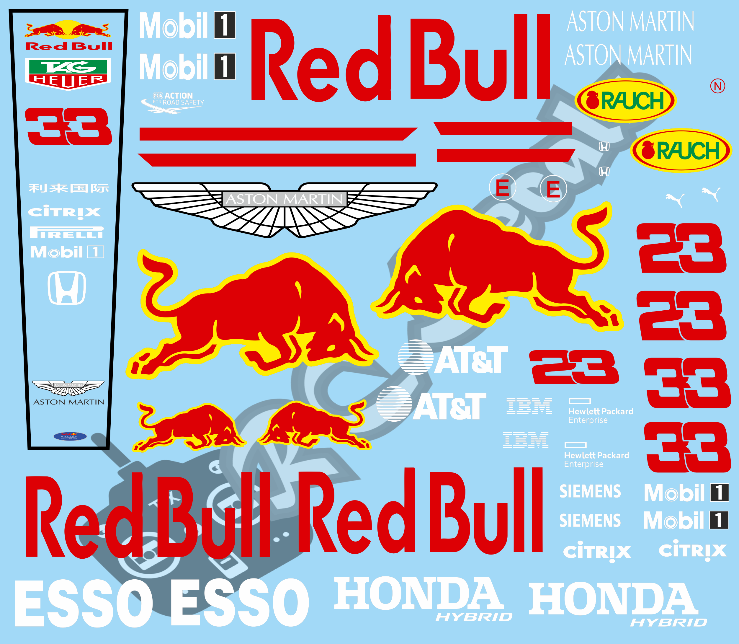 Wallpaper #x2fG7ZIBSpphPi3-SFlm17 F1 110 Decal Red Bull Rb16 2020 Choice of Tyre Logo Rcdecals