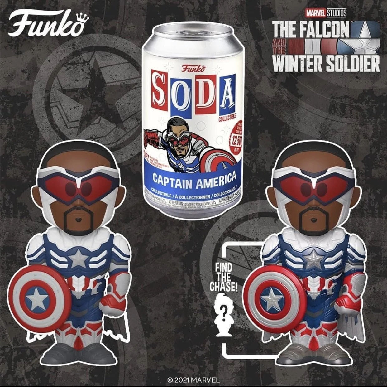 Wallpaper #5KV0OJMBVBiSkHCaSY0k46 The Falcon and the Winter Soldier Vinyl Soda Captain America Limited