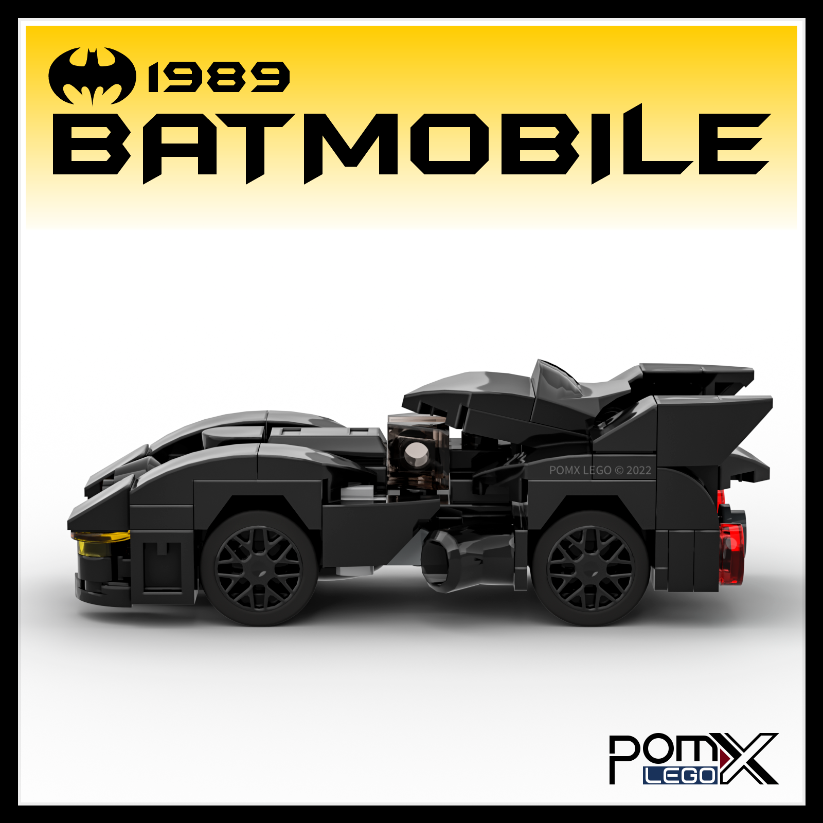 Wallpaper #SvBtfJcBi4JM6agGgB6y68 Lego Moc Micro 1989 Batmobile 2022 by Pomx Rebrickable Build with