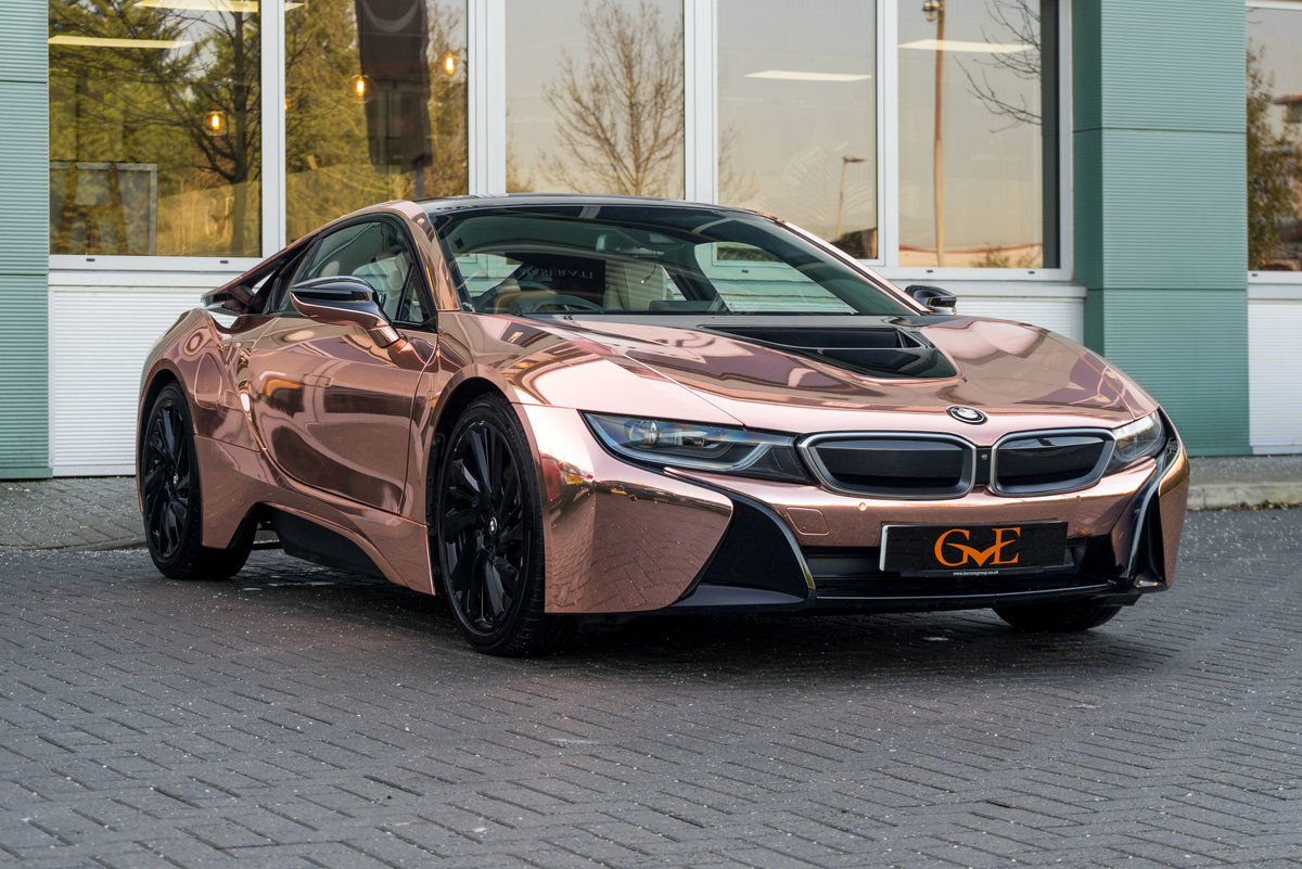 Wallpaper #qEB3MZMBJhL2WPbaTcYp103 2017 BMW i8 with Chrom Rose Gold Wrap for Sale Car and Classic