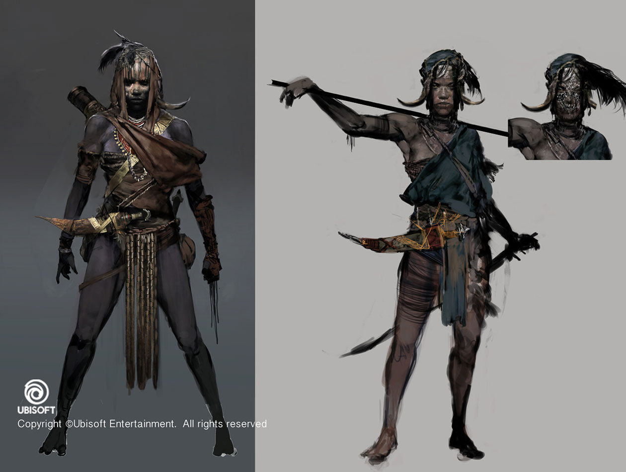 Wallpaper #DWdW85IBSpphPi3-jHVH73 Huntress Concept Art Assassins Creed Origins Art Gallery