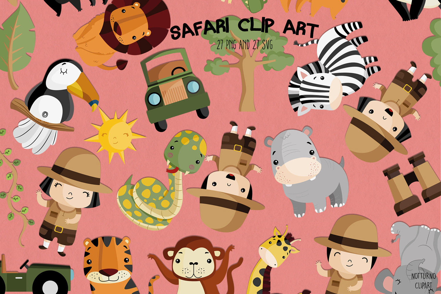 Wallpaper #03c4b Happy Jungle Safari Birthday Our Amhiraya Studio