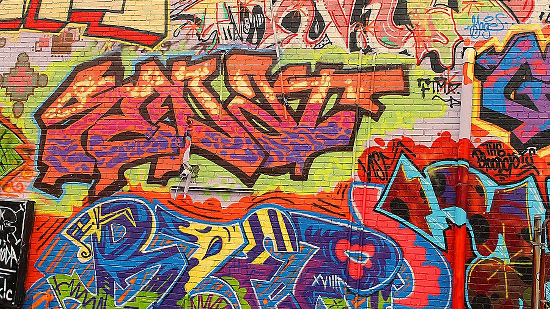 Wallpaper #77568 Graffiti Brick Wall Sublimation Clipart Png 21444163 Png