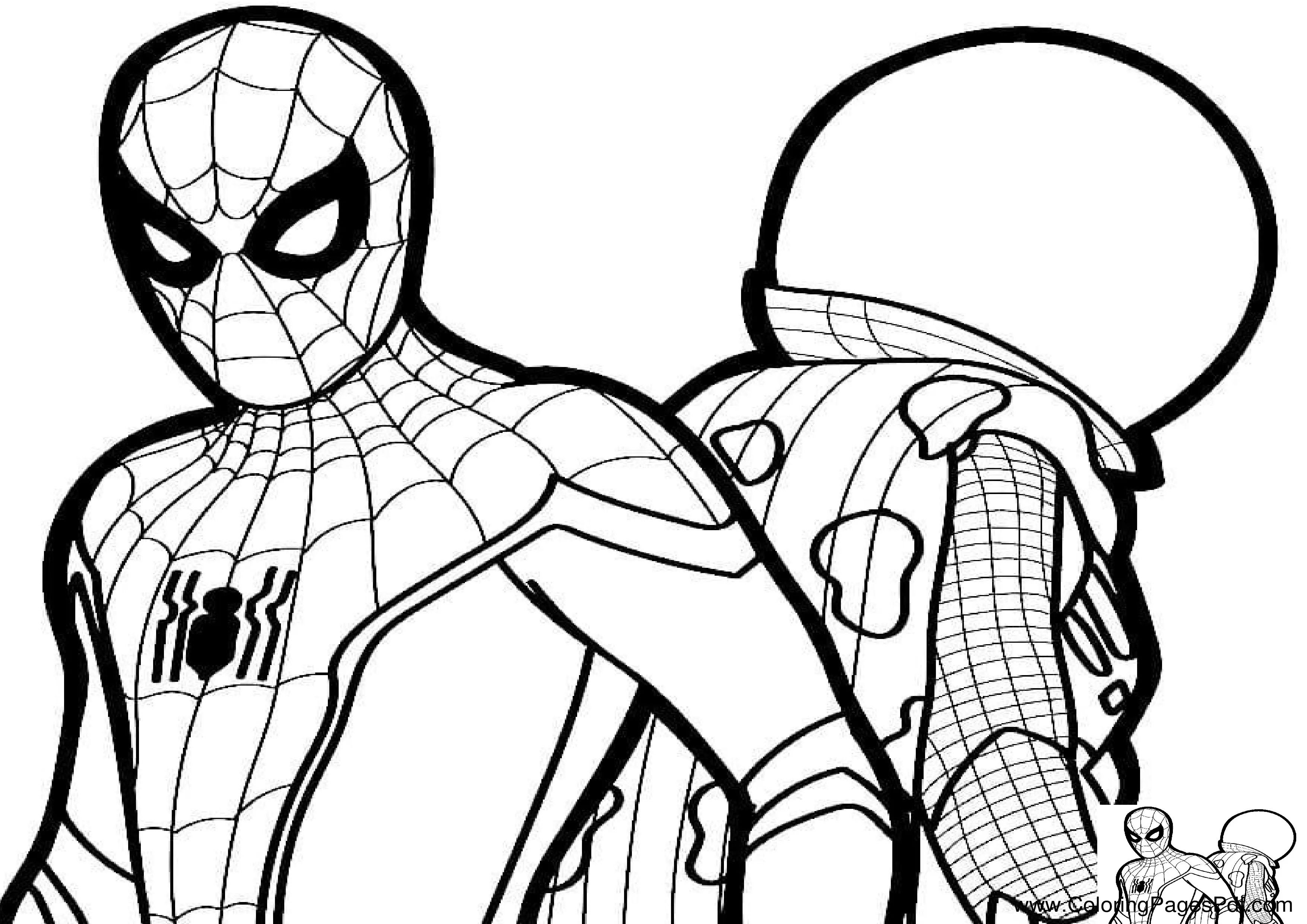 Wallpaper #sqVdOJMBVBiSkHCato0p73 Spider Man No Way Home Coloring Pages Coloring Nation