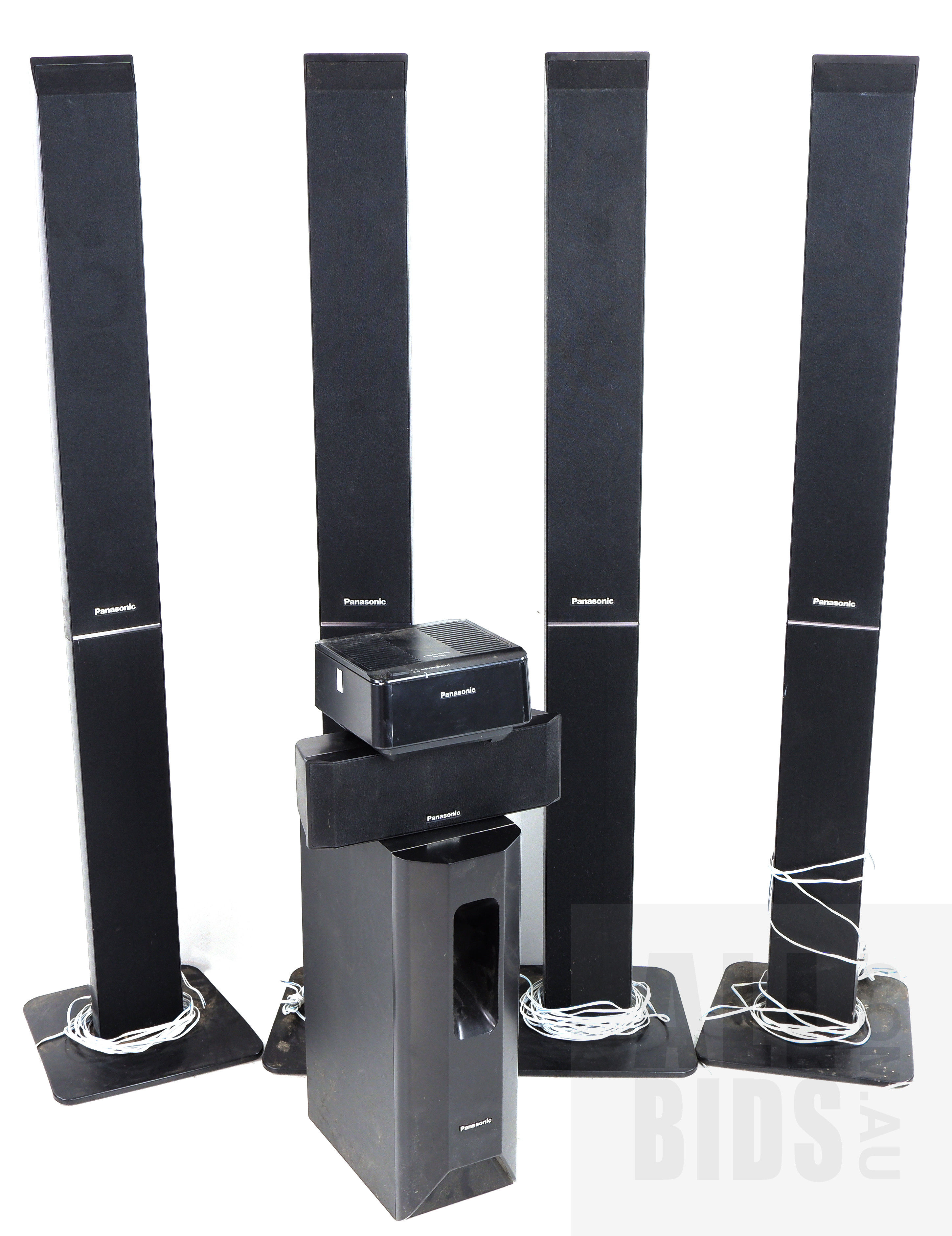 Wallpaper #aGi2I5MBSpphPi3-bTa7262 Panasonic Surround Sound System Lot 1251526 Allbids