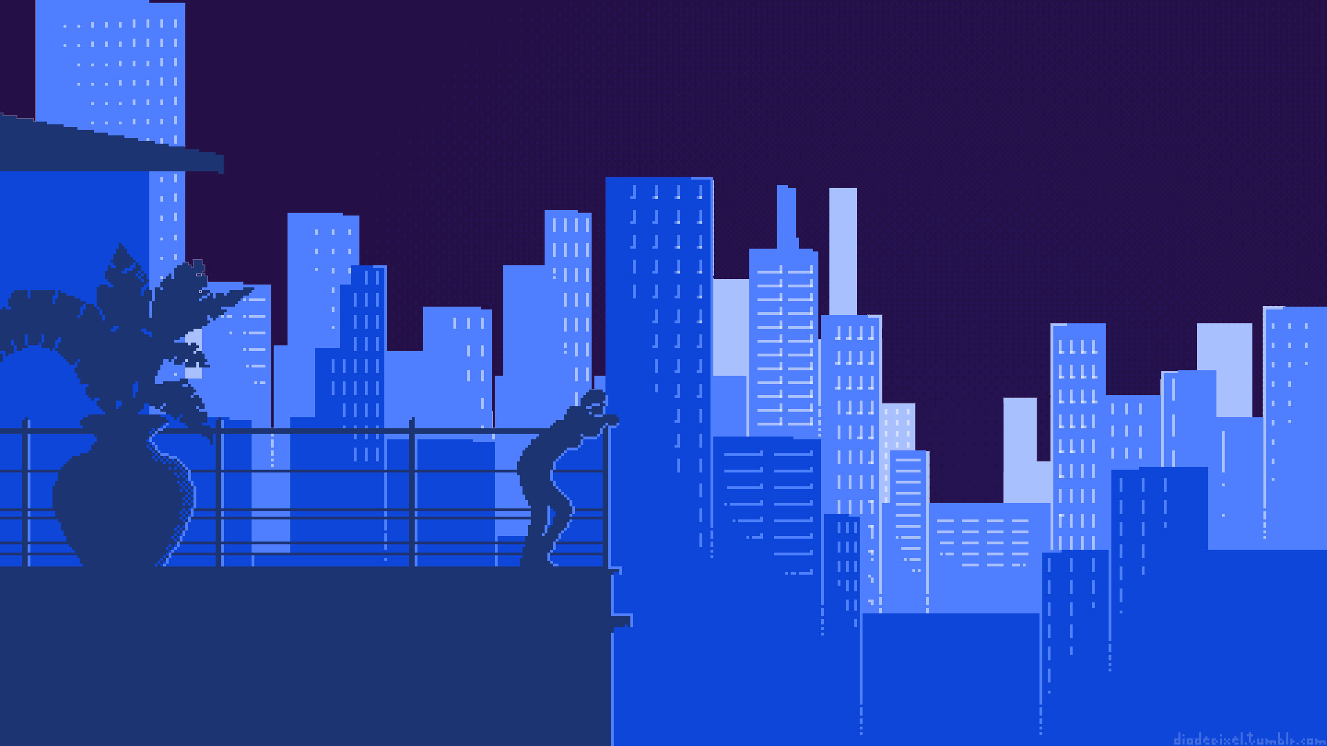 Wallpaper #YVanepcBsd6xcFiEltxK25 Digital Art Minimalism Pixels Pixel Art Building Skyscraper Women