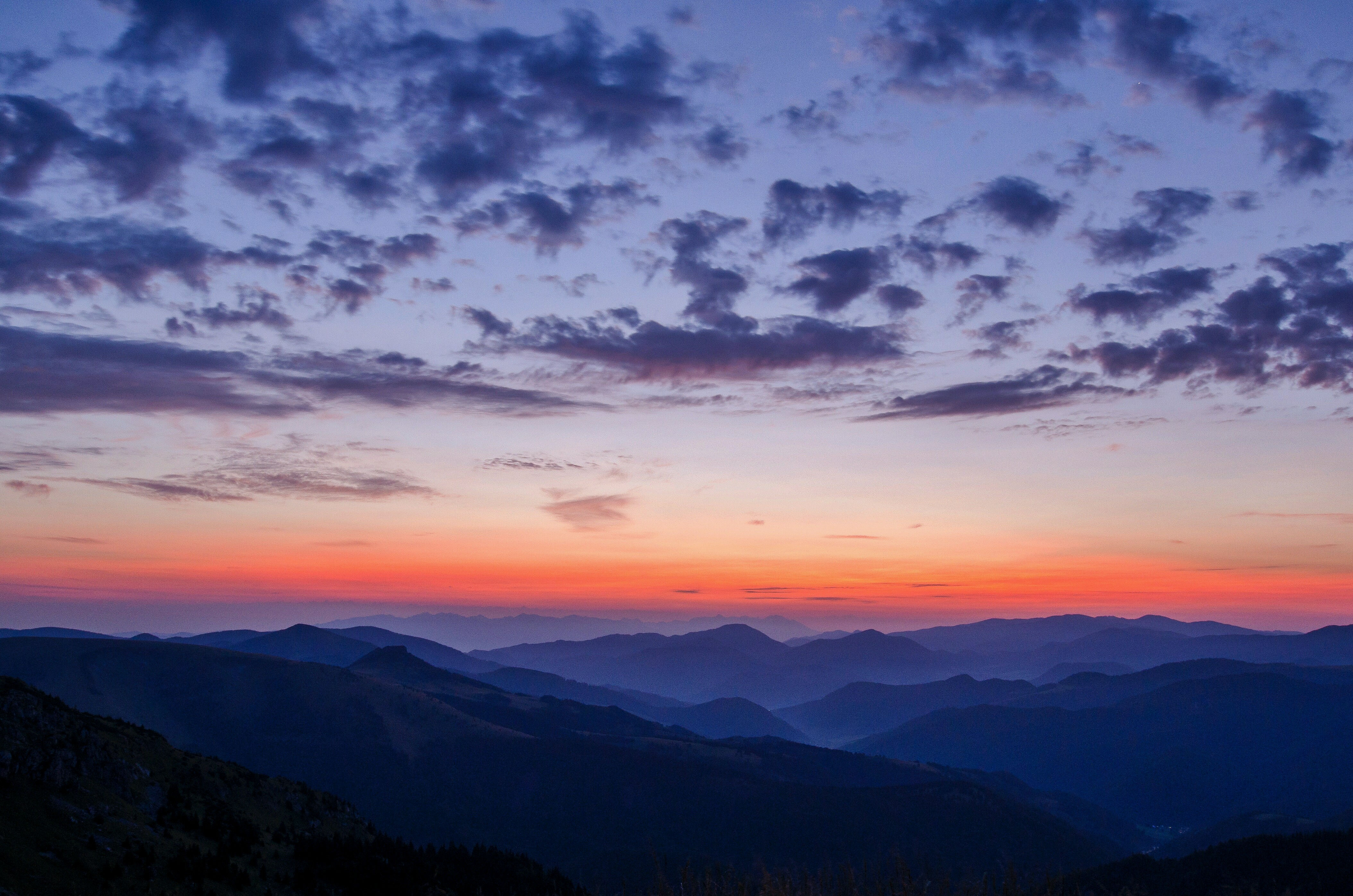 Wallpaper #Eu9-TJMBMN-XEVvVbD7S71 Sunset Mountains Sky Clouds Forest Mist Wallpapers HD Desktop