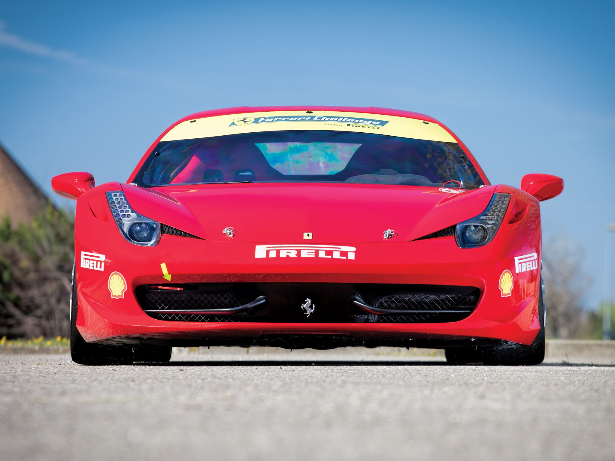 Wallpaper #8XPQiI4BFI5NbQks_CFd51 2010 13 Ferrari 458 Italia Challenge Supercar Race Racing