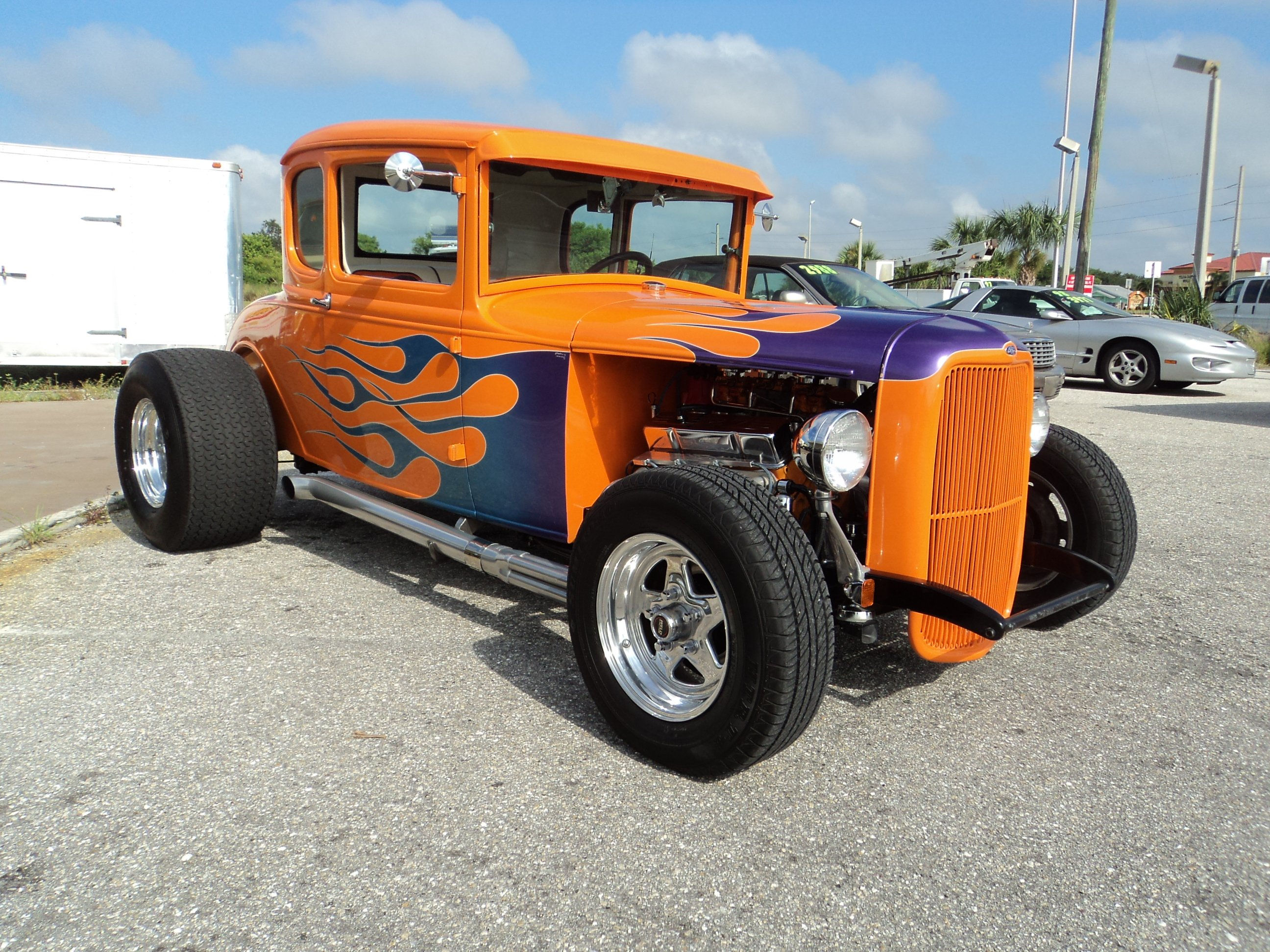 Wallpaper #c2hLGJMBSpphPi3-zBJm55 1930 Ford Model a Custom Hot Rod Rods Retro Vintage Wallpapers