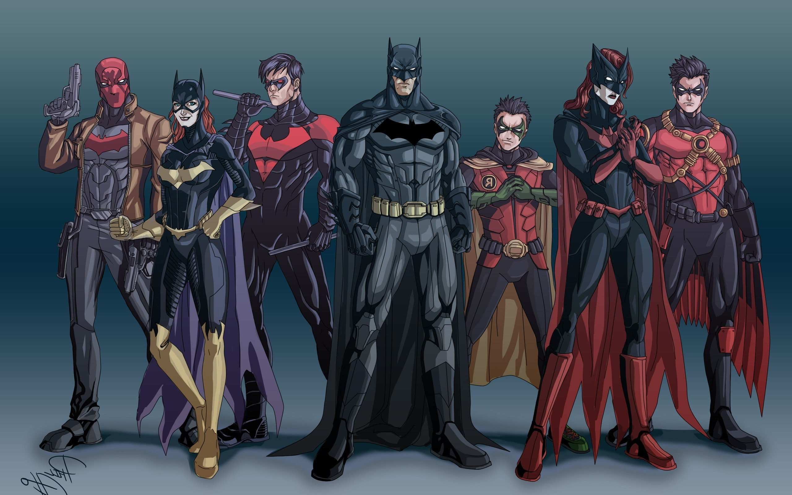 Wallpaper #nkIvPZMBOBpx0NhmCsP7223 Batman Batwoman Robin Character Batgirl Red Robin Nightwing Red