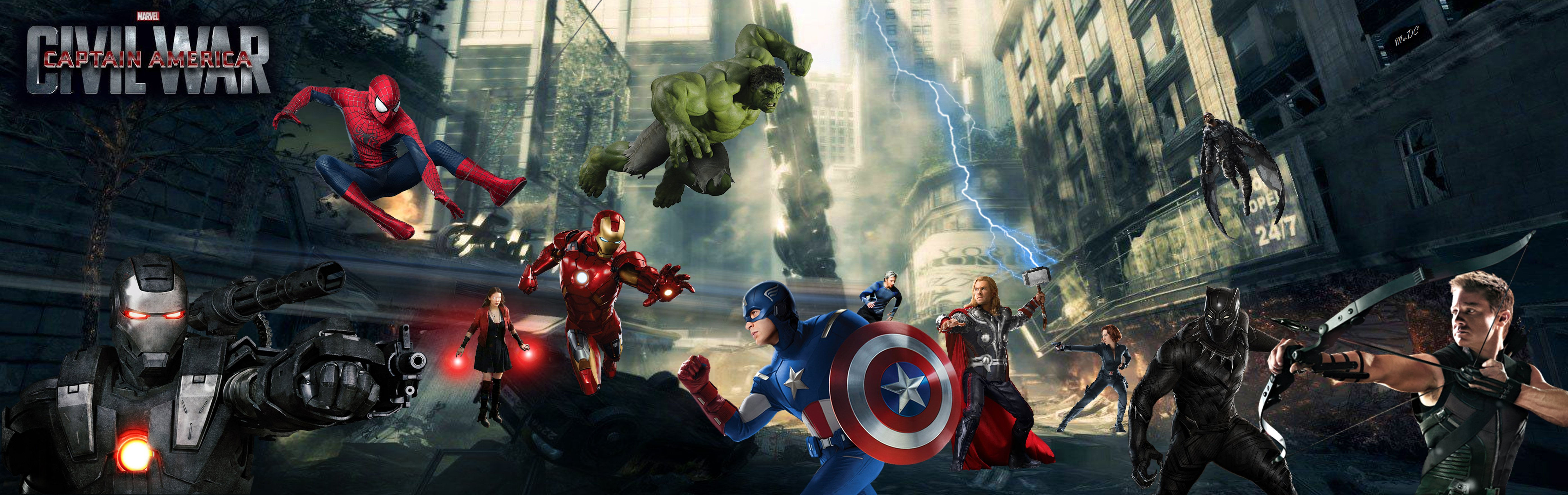 Wallpaper #nf-5aZMB3lSXT3zUSeUO62 Captain America 3 Civil War Marvel Superhero Action Fighting