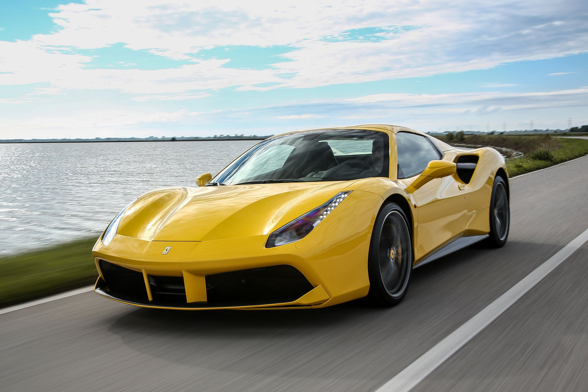 Wallpaper #uUVBl44B7YBJg1BVEqDP19 2015 488 Cars Ferrari Spider Yellow Wallpapers HD Desktop and