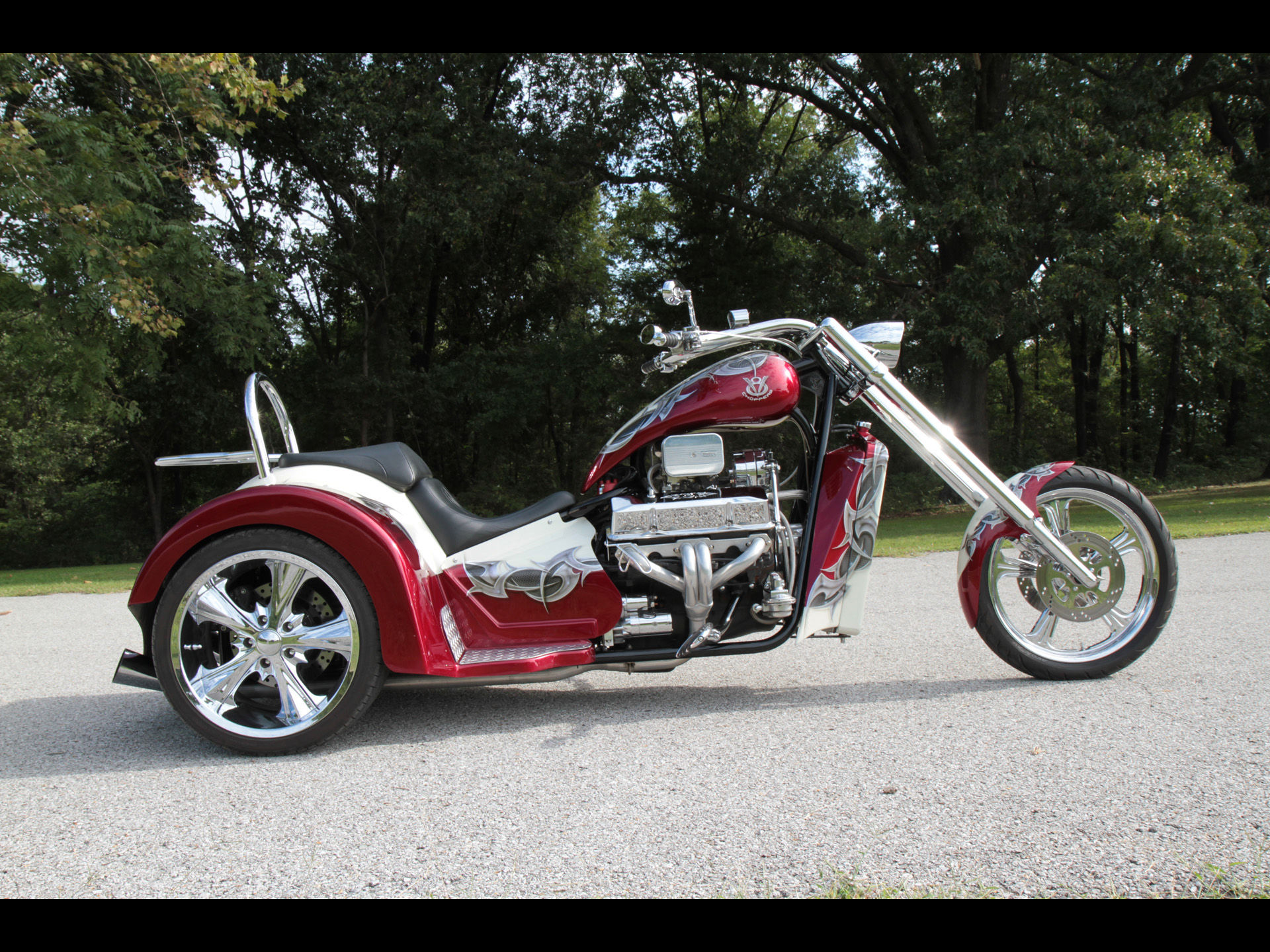 Wallpaper #Y5-oWZMBcUVgGJNoorJM174 2011 V8 Choppers Sp Series Trike Muscle V 8 Chopper Choppers