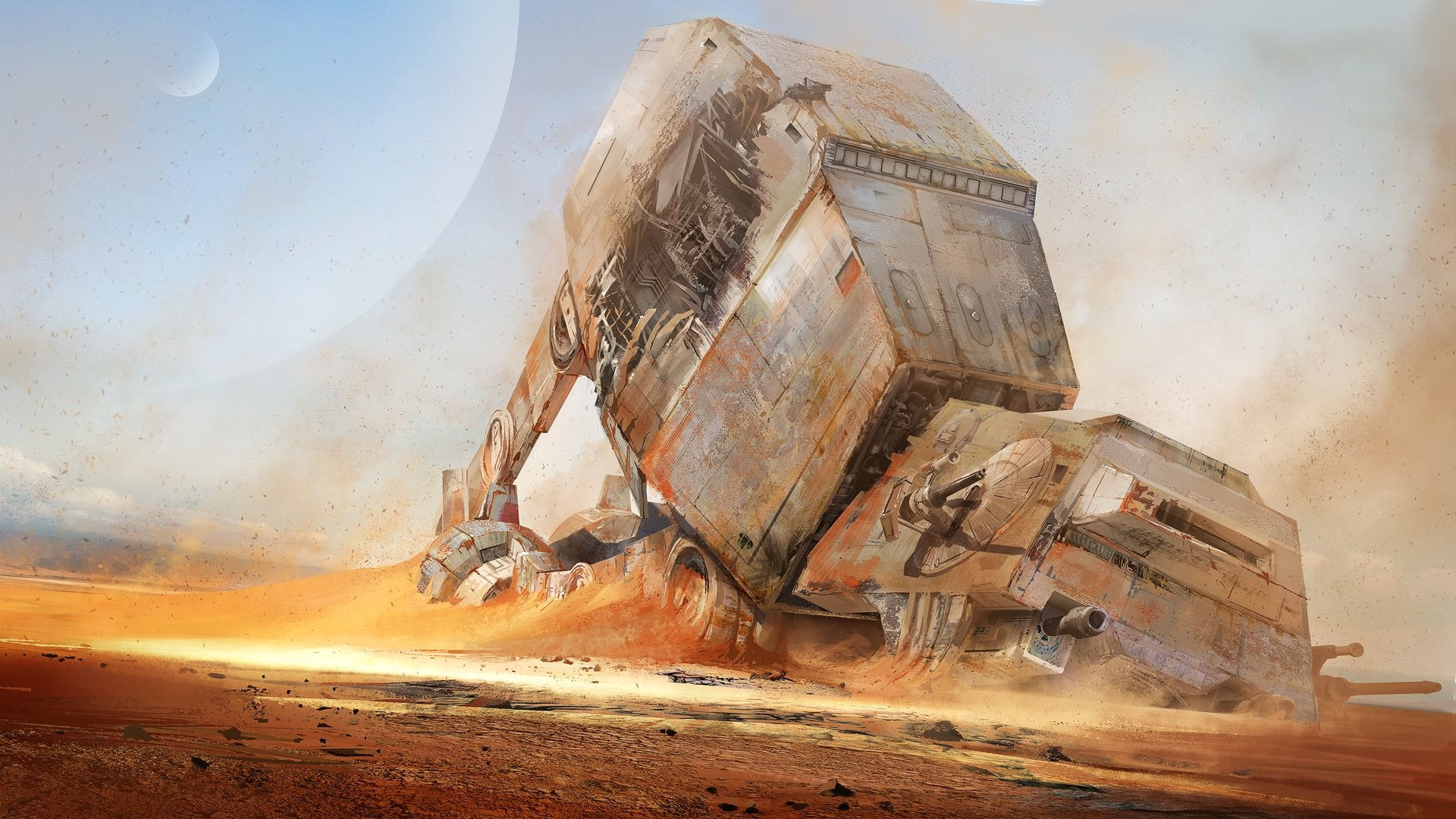 Wallpaper #h2jeIZMBSpphPi3-BDEJ62 Artwork Concept Art Star Wars at at Science Fiction Digital Art