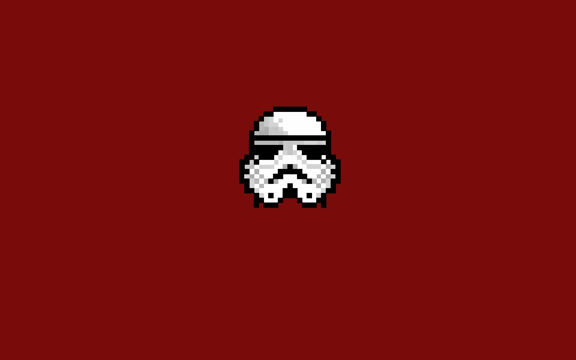 Wallpaper #YVanepcBsd6xcFiEltxK125 Stormtrooper Star Wars 8 Bit Pixel Art Minimalism Wallpapers HD