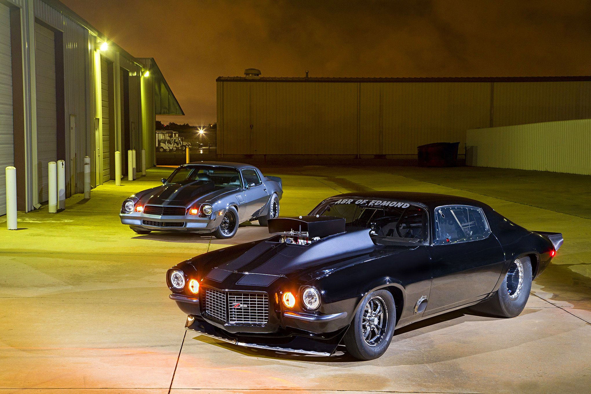 Wallpaper #PnS6yI4B_8f4nGFazHOR56 1972 Chevy Camaro Cars Black Modified