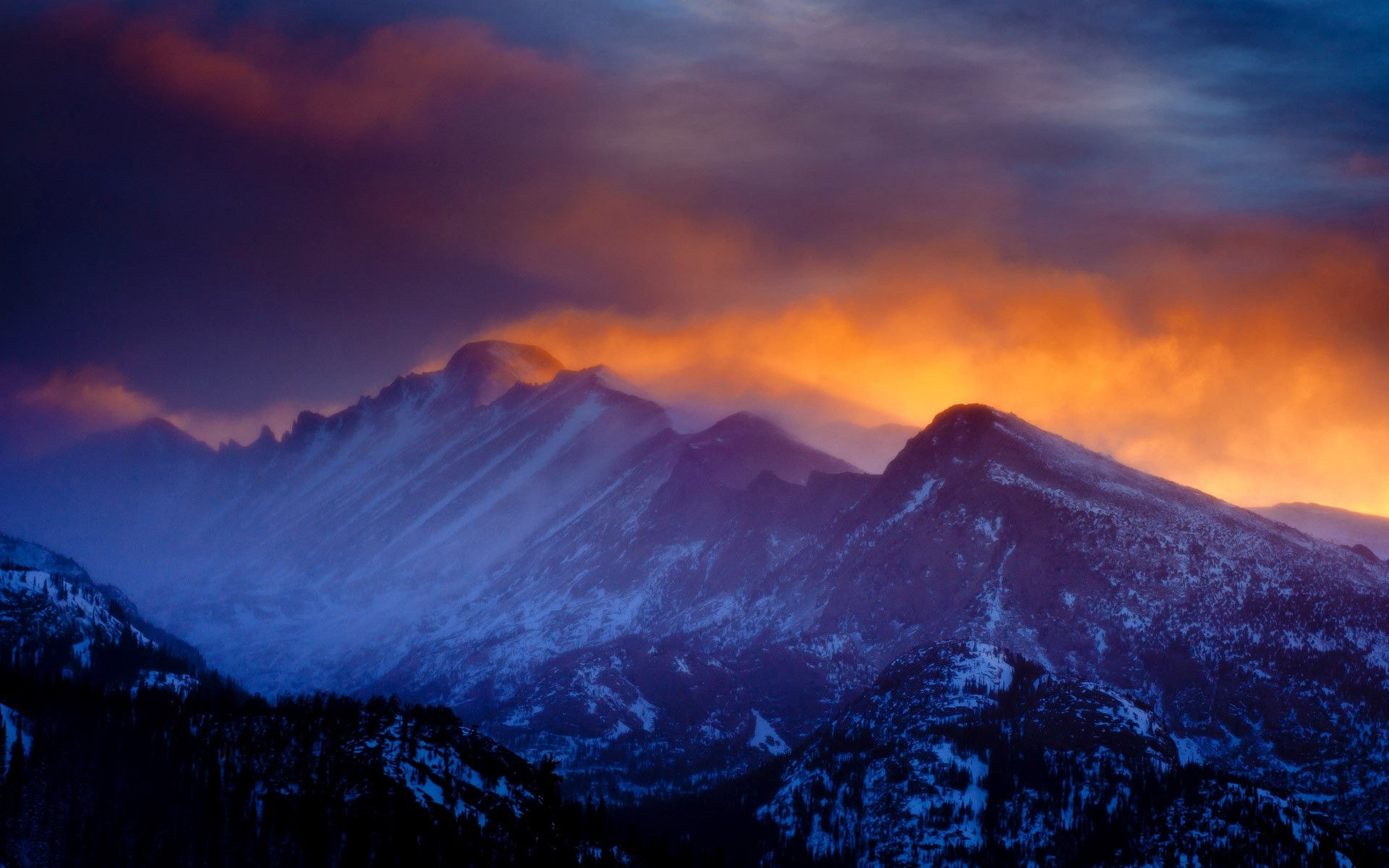 Wallpaper #riwuSpMB0E1QgA7wM_Vp82 Nature Landscape Mountain Sunset Rocky Mountain National Park
