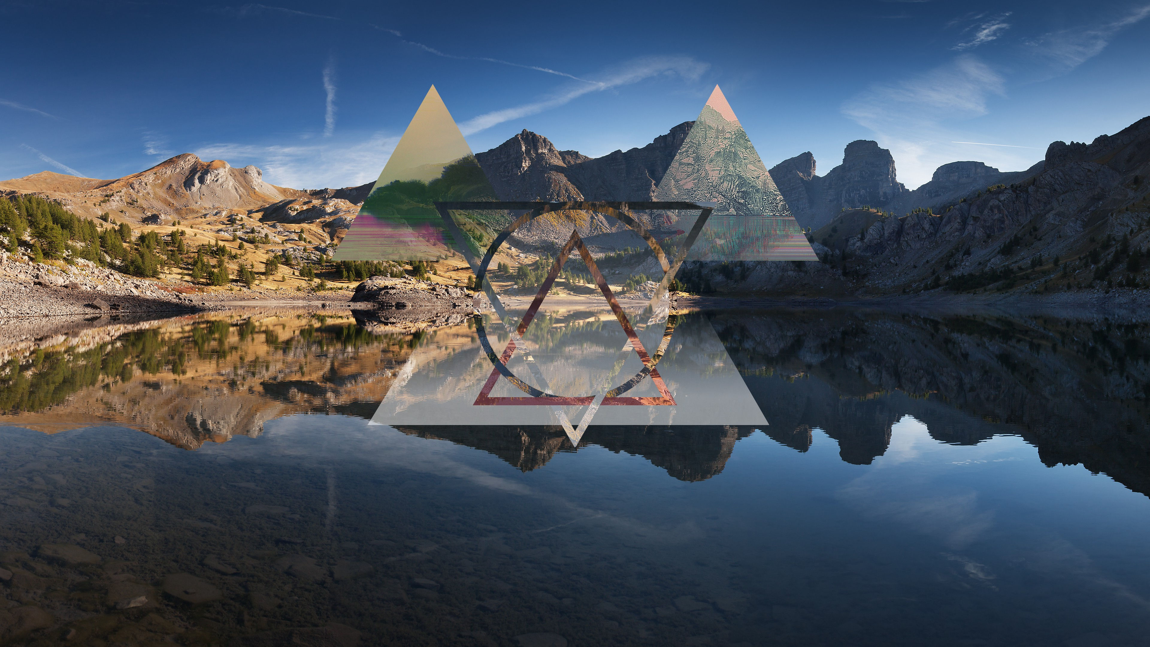 Wallpaper #42fKEZMBSpphPi3-_fja1 Abstract Landscape Triangle Wallpapers HD Desktop and Mobile
