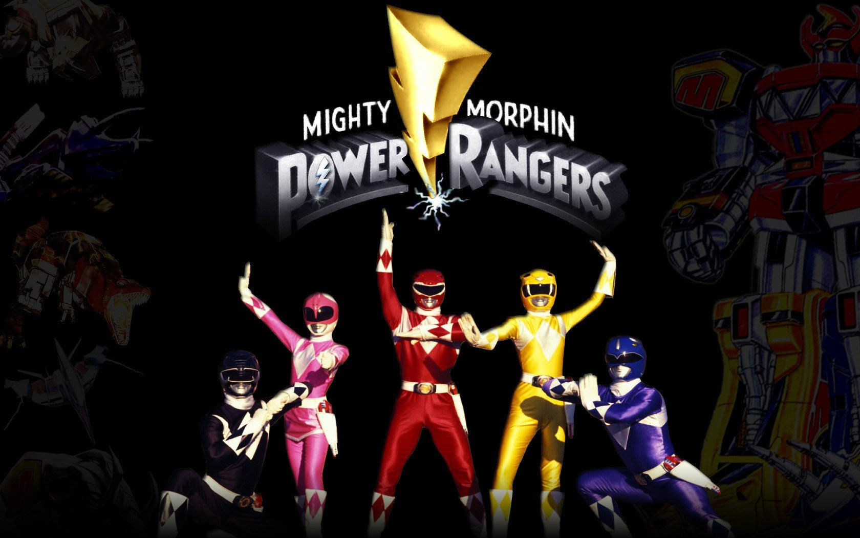 Wallpaper #E2dbApMBSpphPi3-M6-W323 Mighty Morphin Power Rangers Desktop Wallpaper