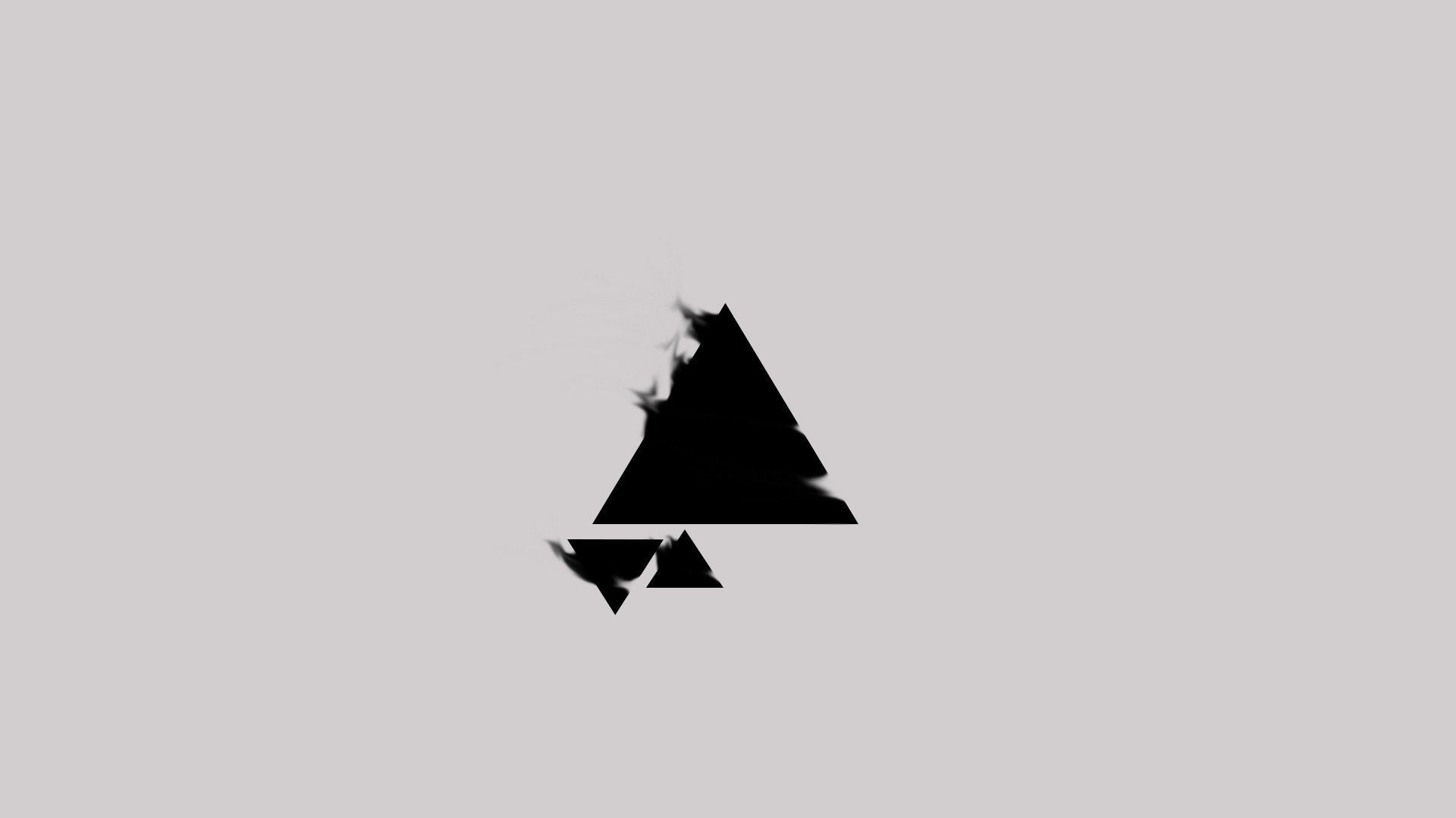 Wallpaper #QWeX9JIBSpphPi3-SXul86 Triangle Black White Wind Minimalism Wallpapers HD Desktop and
