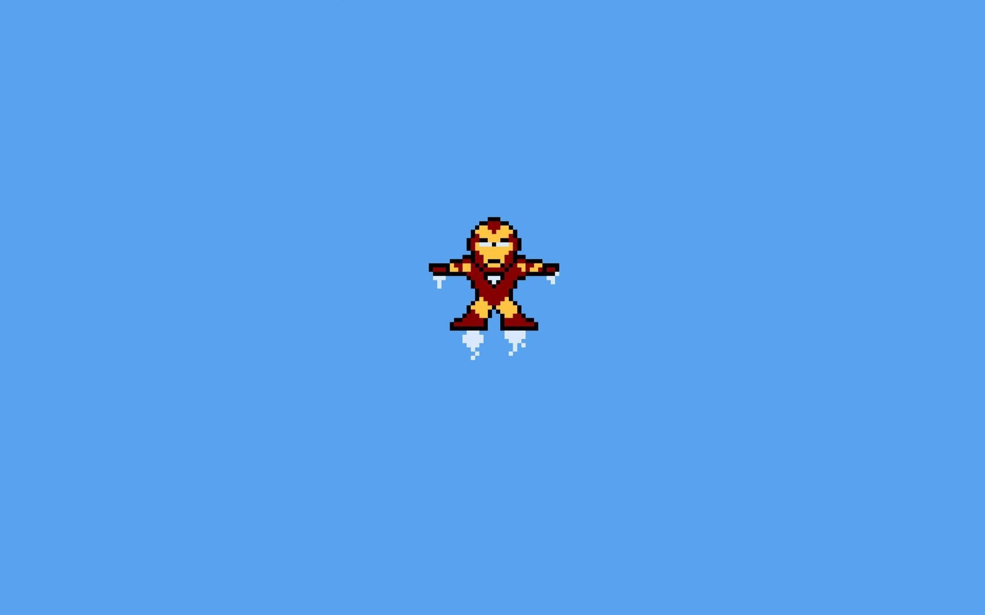 Wallpaper #YVanepcBsd6xcFiEltxK136 Iron Man Tony Stark Pixel Art 8 Bit Minimalism Wallpapers HD