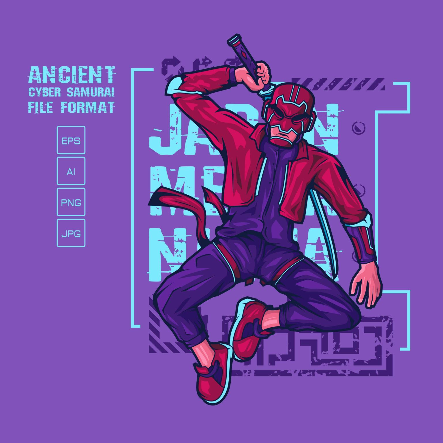 Wallpaper #UGgLFpMBSpphPi3-SQpR187 Ancient Cyber Samurai Masterbundles