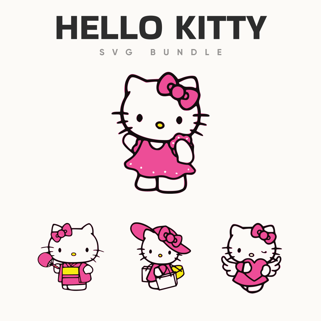 Wallpaper #1c50c Hello Kitty Vector Art Icons and Graphics for Free Download