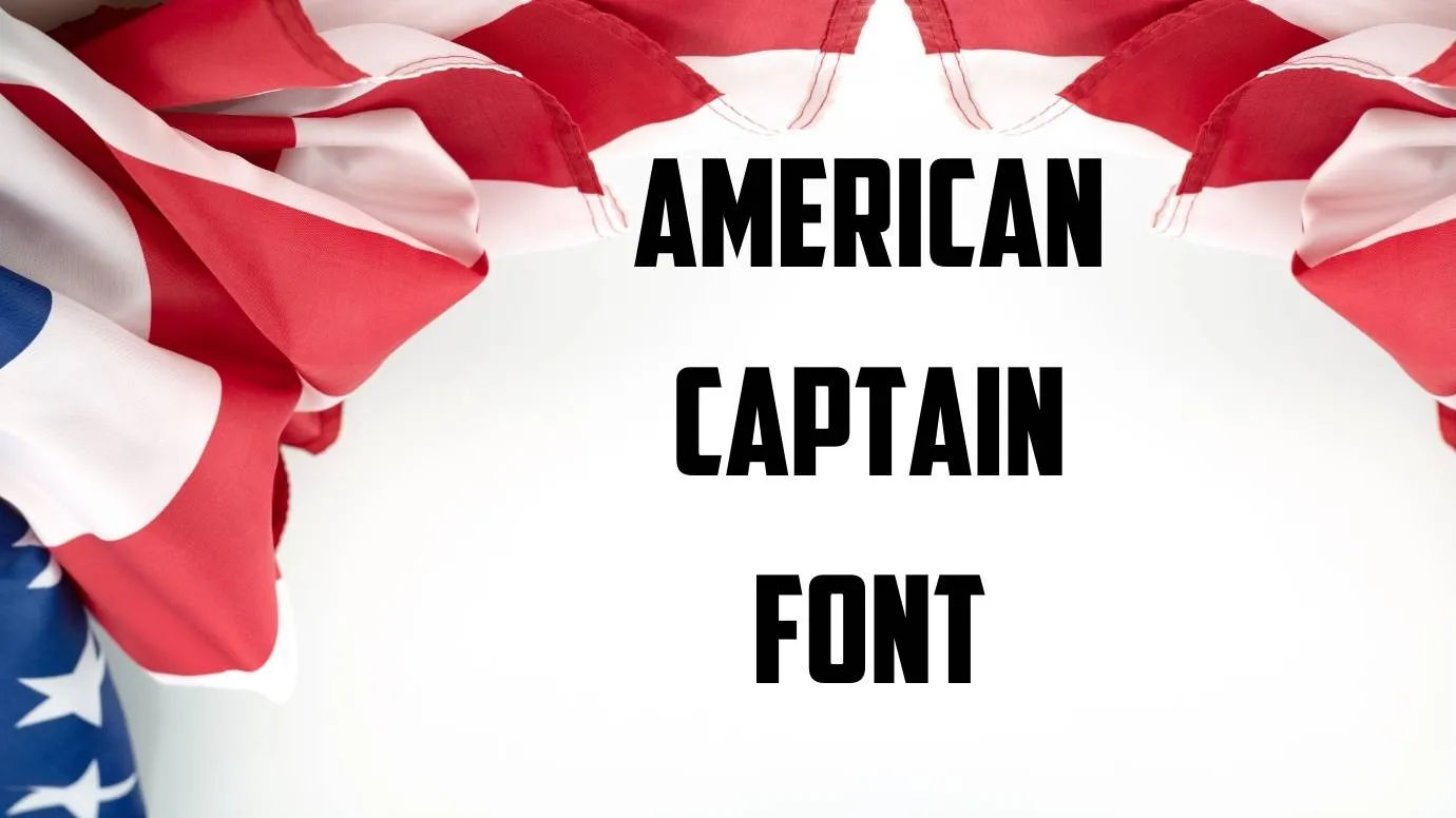 Wallpaper #OgBW7I4BSdW8dNouTxTF54 American Captain Font Free Download