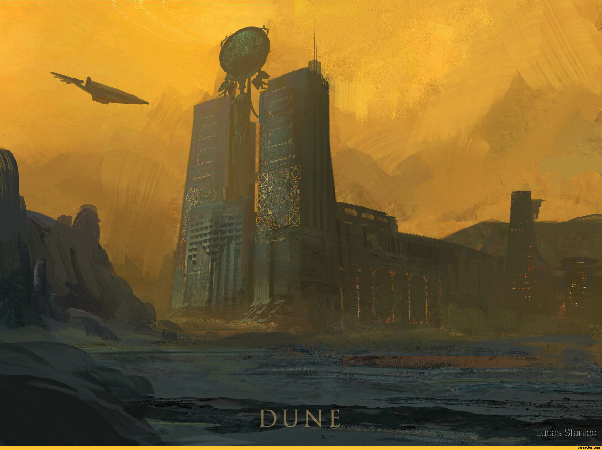 Wallpaper #3YJFQJMB0GiFKesMK8Bn20 Dub Lucas Staniec Dune Sci Fi Art Lucas Staniec