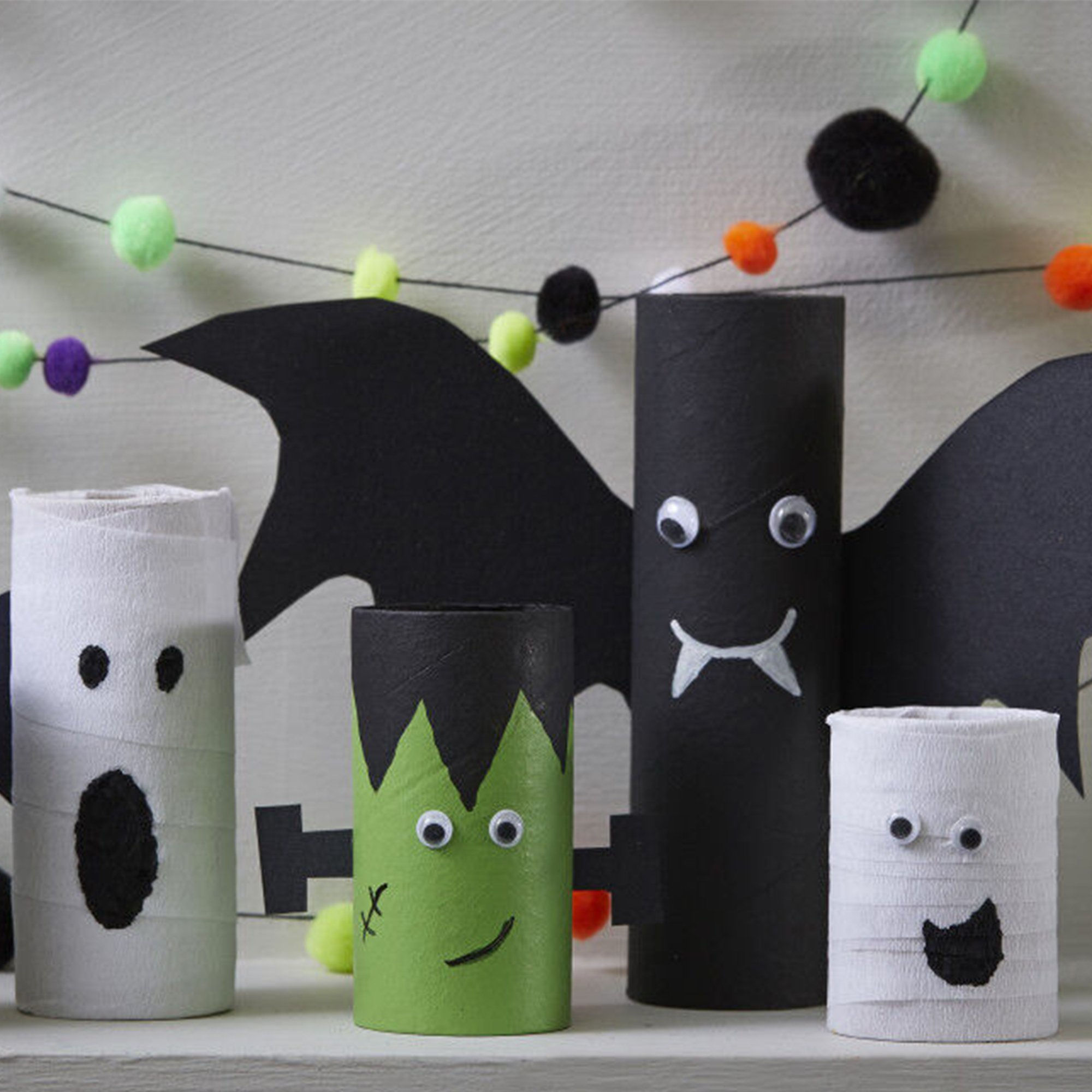 Wallpaper #lQMqZpMBpyOg8YnE0dqs39 How to Make Halloween Toilet Roll Craft Hobbycraft