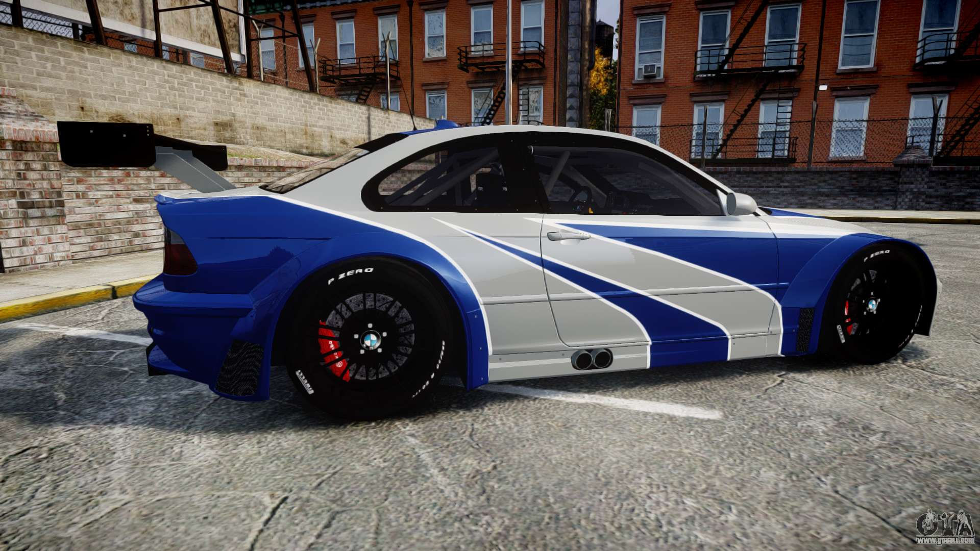 Wallpaper #aGi2IJMBSpphPi3-dS4L84 BMW M3 E46 GTR Most Wanted Plate Nfs Mw for Gta 4