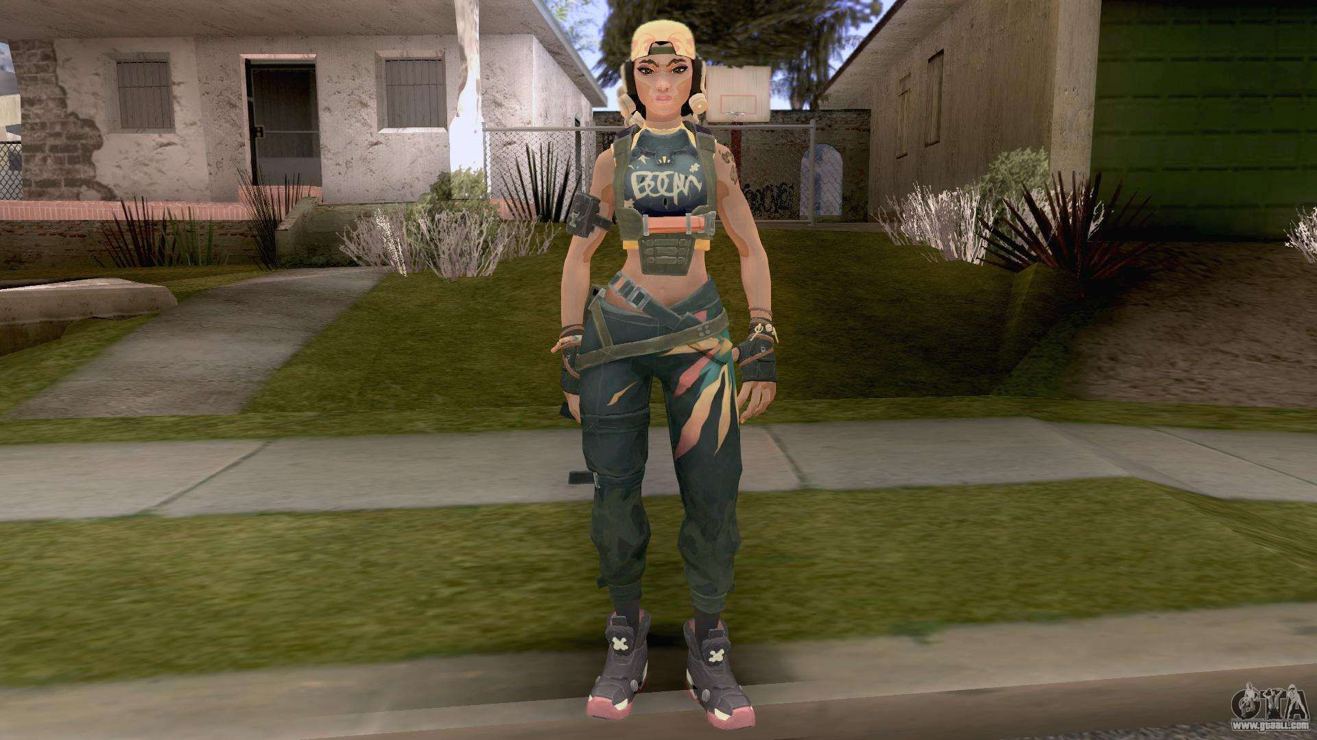 Wallpaper #RWgOGZMBSpphPi3-BxVL81 Raze Valorant for Gta San Andreas