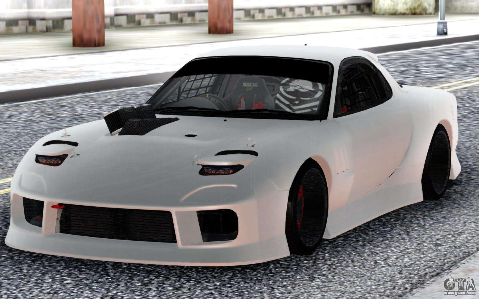 Wallpaper #Qmd67ZIBSpphPi3-mFh5263 Mazda Rx 7 White for Gta San Andreas