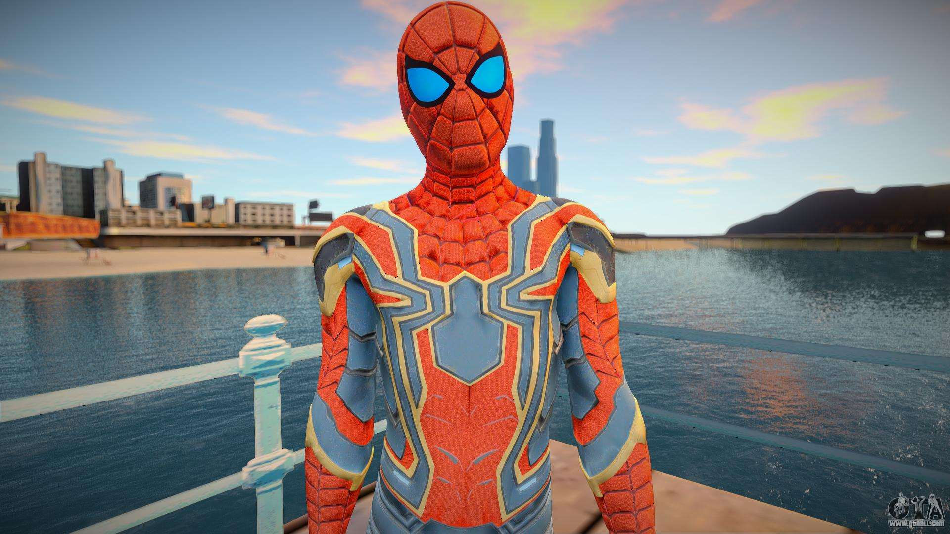 Wallpaper #Ibgg3JIBJvJKYCmEBPqR232 Iron Spider Armor V1 for Gta San Andreas