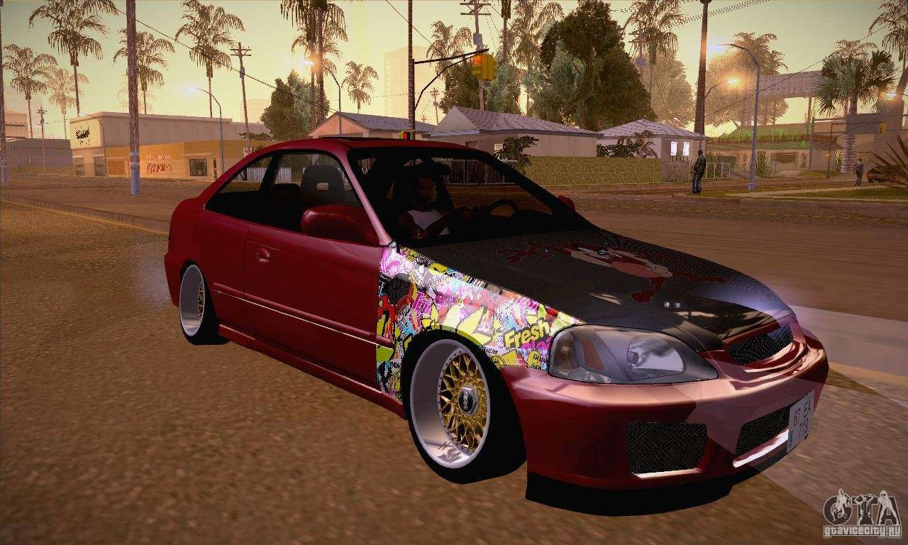 Wallpaper #sWdKDJMBSpphPi3-nd2z229 Honda Civic Tuning 2012 for Gta San Andreas