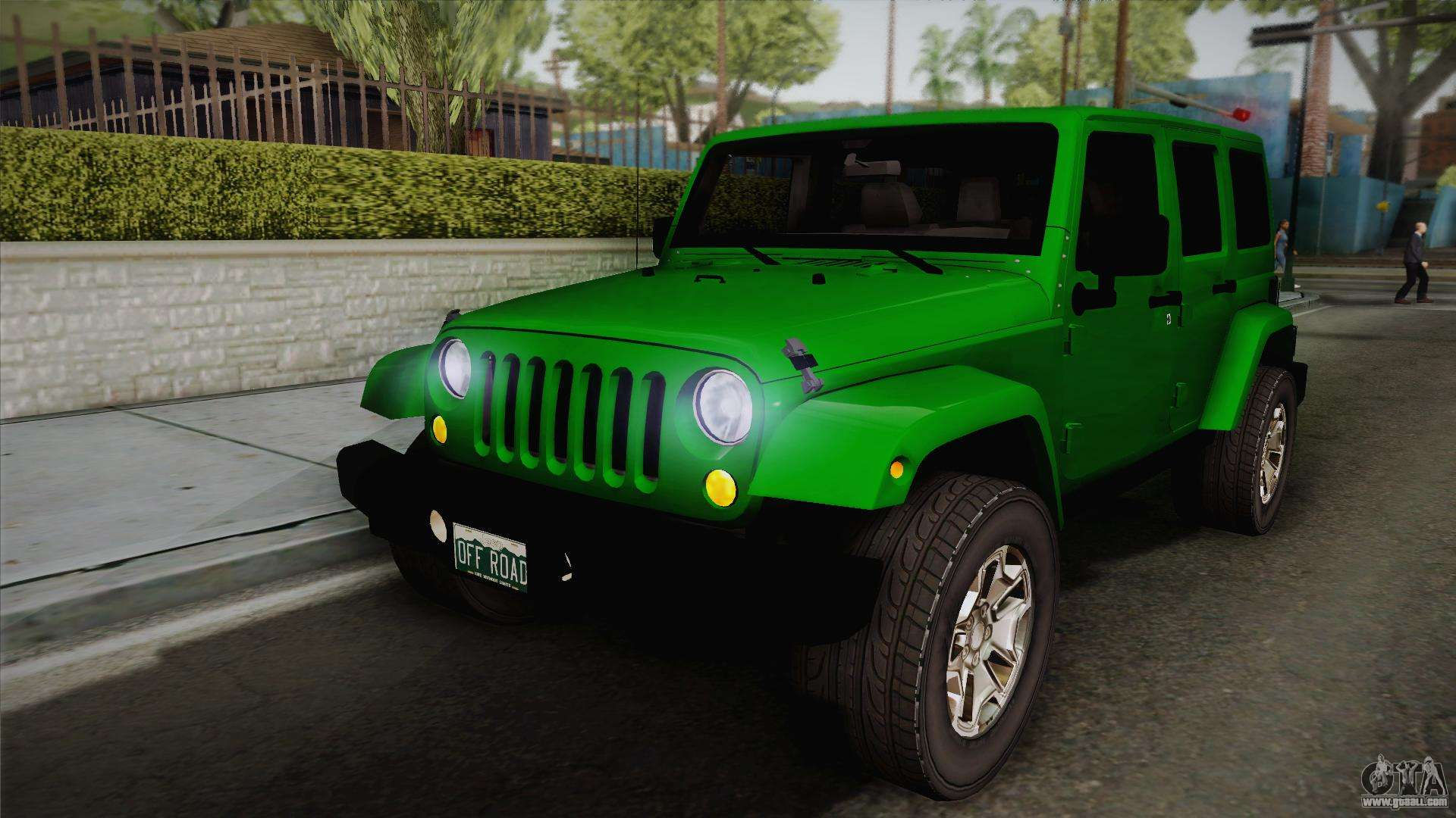 Wallpaper #hWfv75IBSpphPi3-sWQi312 Jeep Wrangler Unlimited Rubicon 2013 for Gta San Andreas