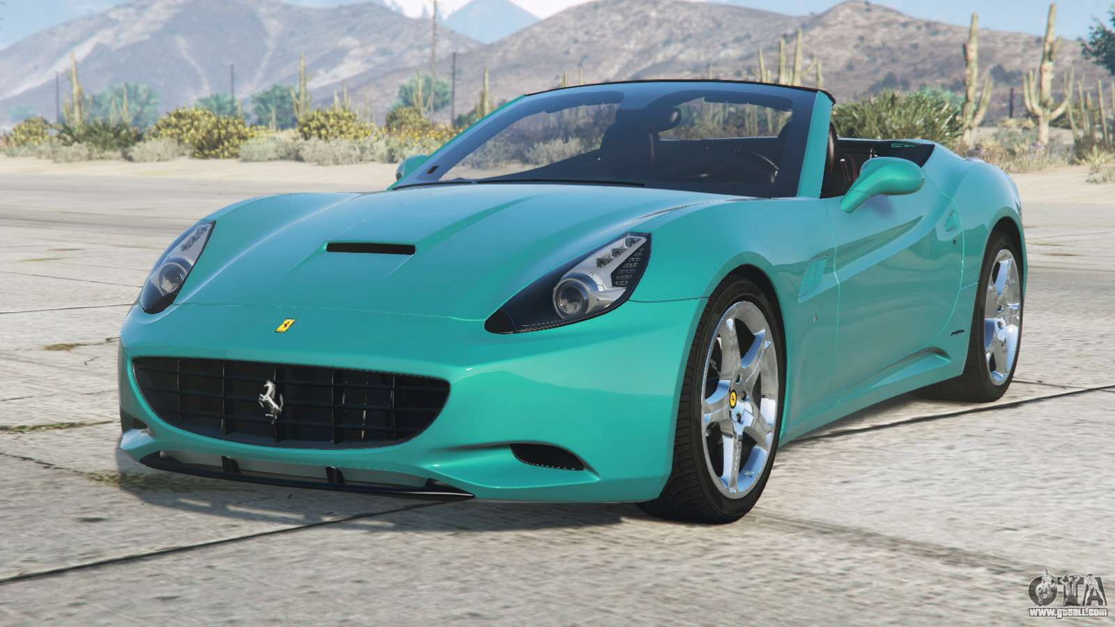 Wallpaper #R4JzQJMB0GiFKesMKMES196 Ferrari California Viridian Green Replace for Gta 5