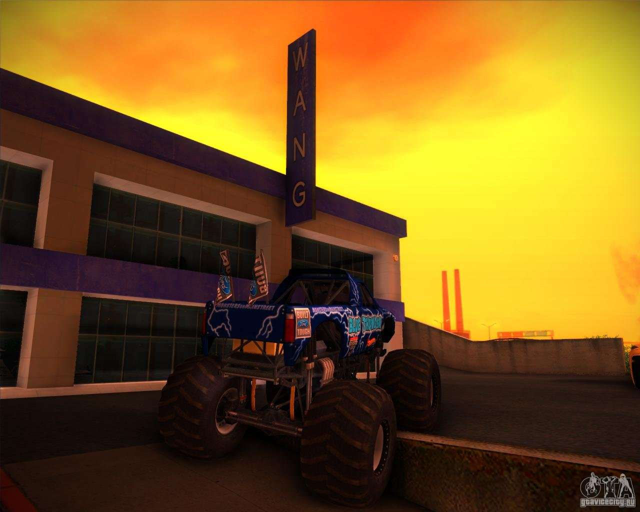 Wallpaper #TmchBJMBSpphPi3-e7at252 Monster Truck Blue Thunder Pour Gta San Andreas