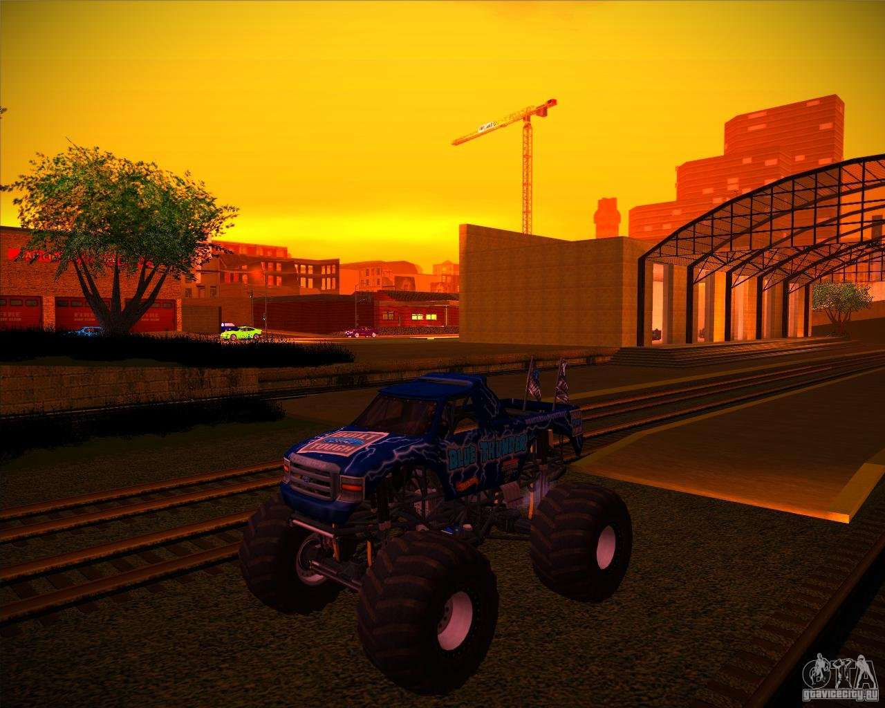 Wallpaper #TmchBJMBSpphPi3-e7at227 Monster Truck Blue Thunder Pour Gta San Andreas