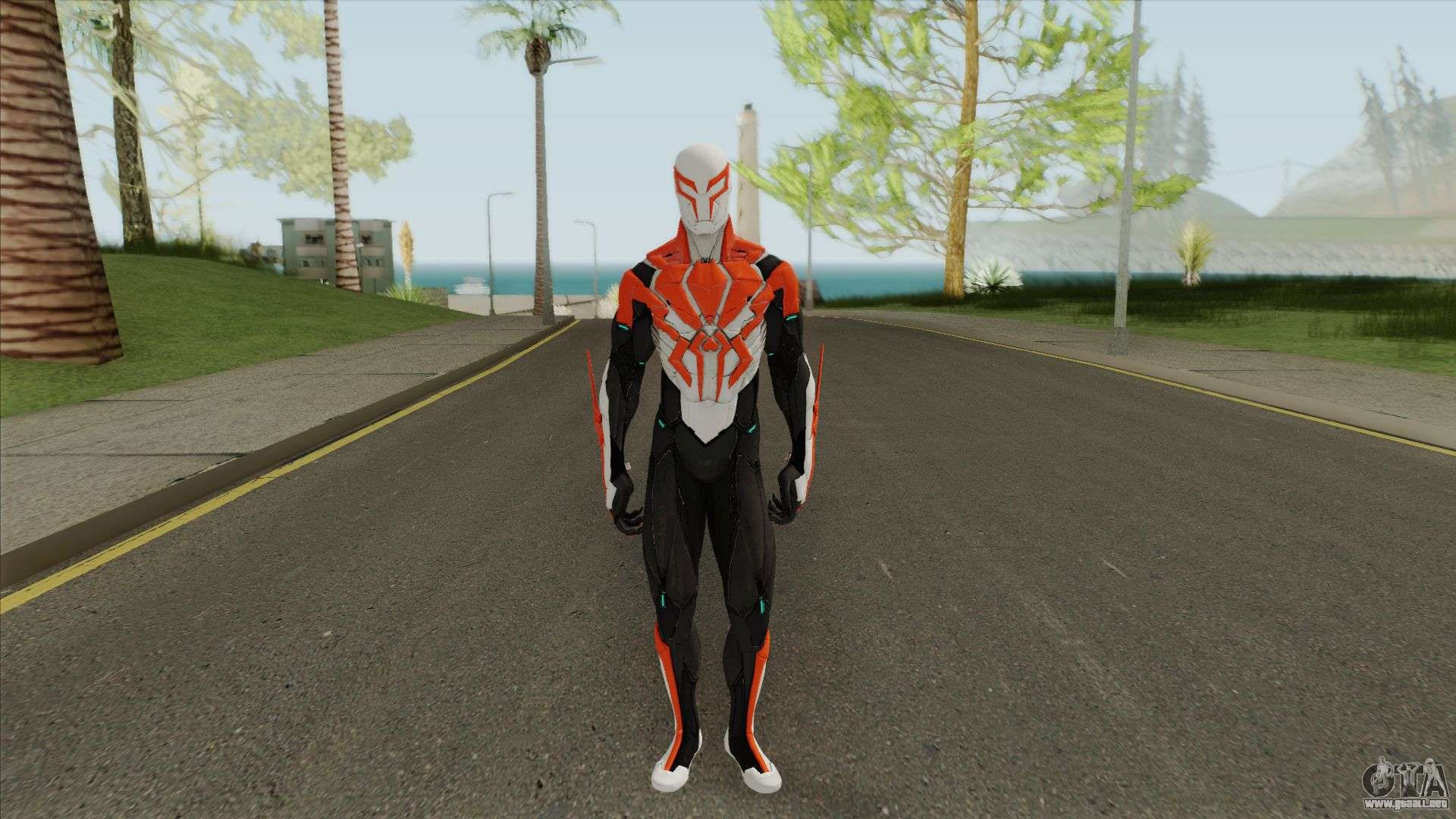 Wallpaper #4rhj2JIBJvJKYCmESucU186 Spider Man 2099 White Suit Para Gta San Andreas