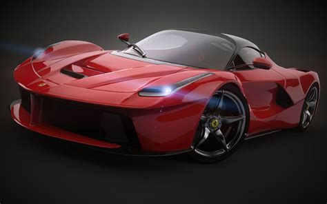 Wallpaper #YnP0fo4BFI5NbQksIxfN52 A Sleek Red Ferrari Sports Car