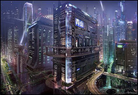 Wallpaper #b3MUf44BFI5NbQksqRec42 Ultra Modern Futuristic City Sci Fi Environment Cyberpunk City