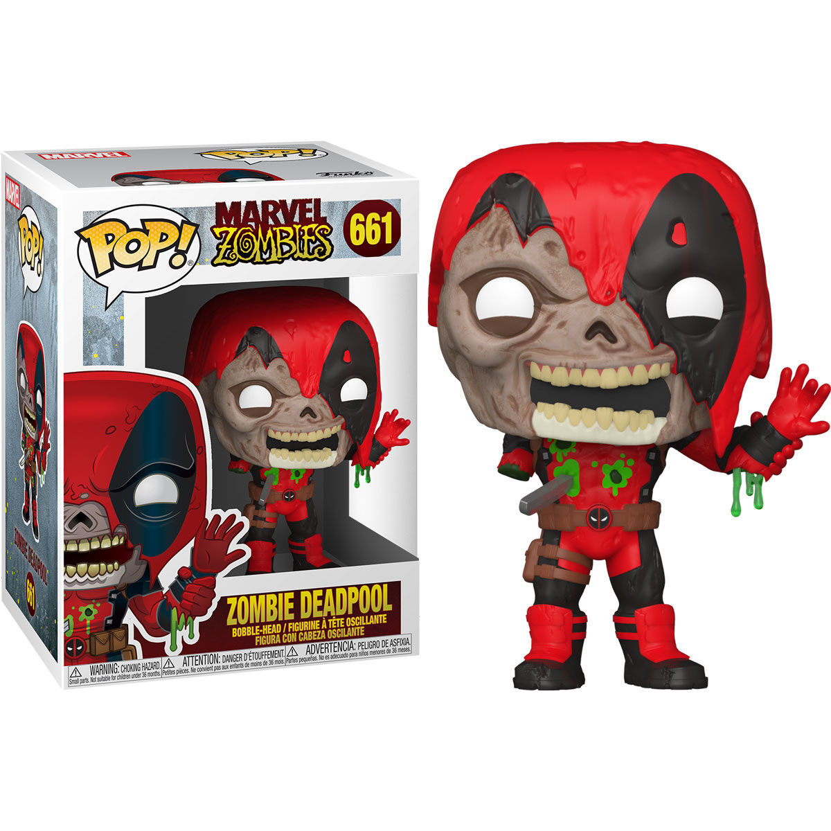 Wallpaper #vWfWEJMBSpphPi3-LPSt297 Funko Pop Marvel Zombies Zombie Deadpool 661 Bobble Head Vinyl Figure