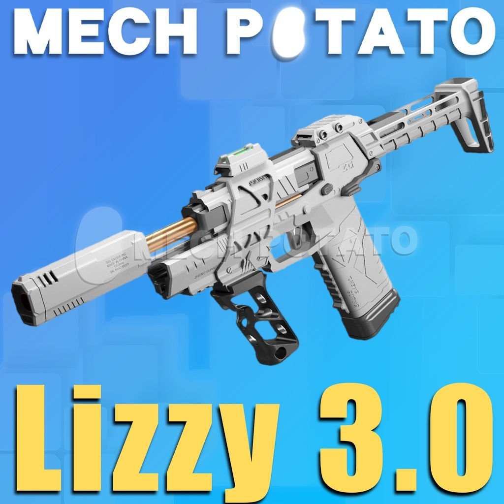 Wallpaper #TQwYM5MBbYDfZ-zdGGgi26 Ready Stock Nerfty Gun Lizzy Gecko Blaster Transparent Metal