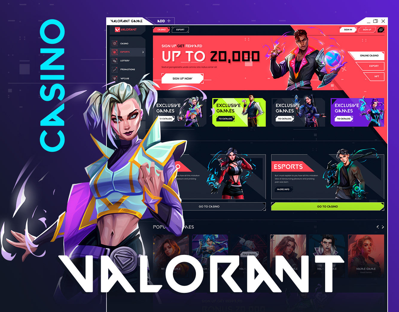 Wallpaper #fDH7NZMB5zzyi_yYhVhu69 Valorant Casino Lime Agency