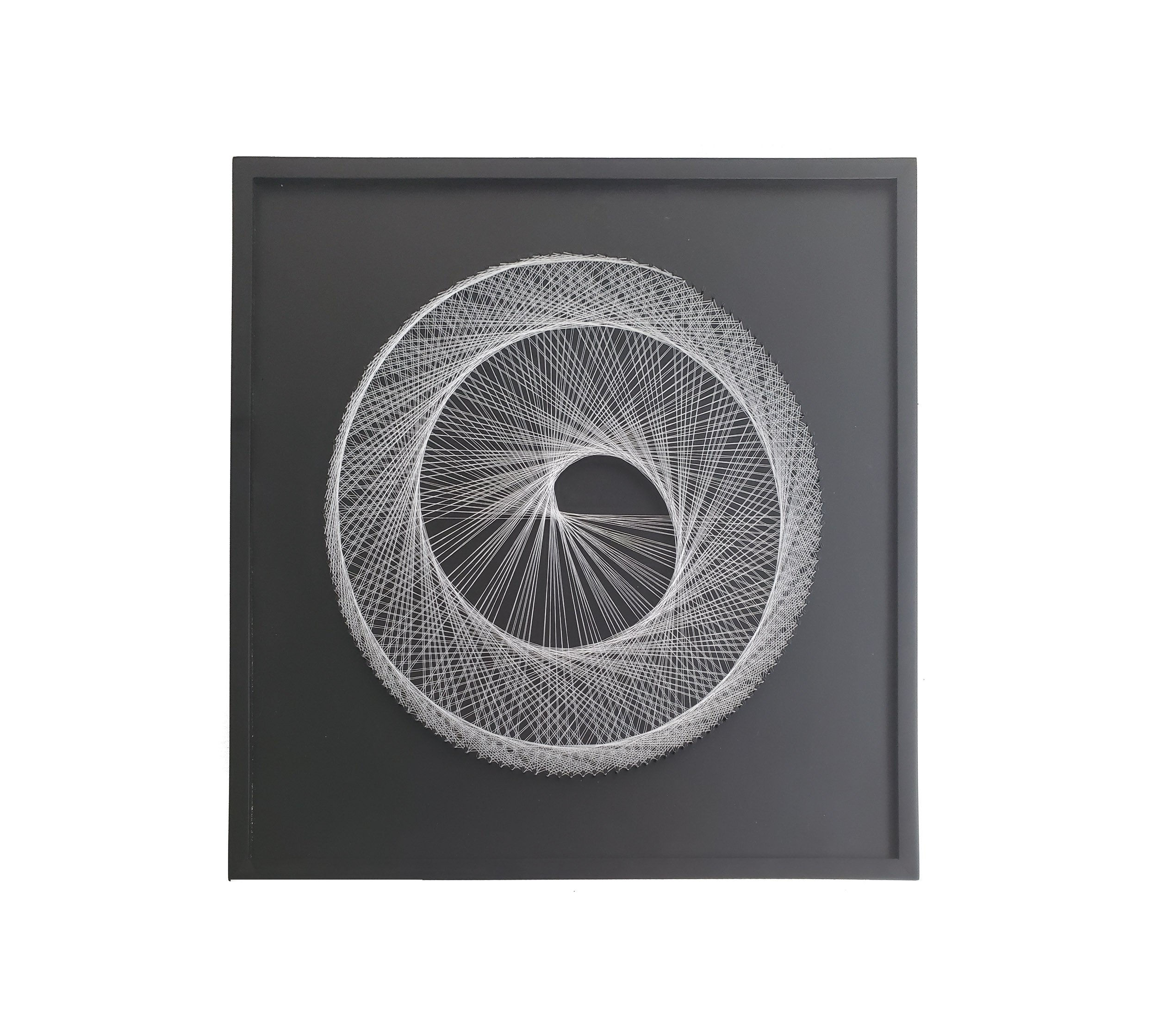 Wallpaper #2GeMA5MBSpphPi3-T7Po230 White Spiral String Art Wall Feature Oratia Creations
