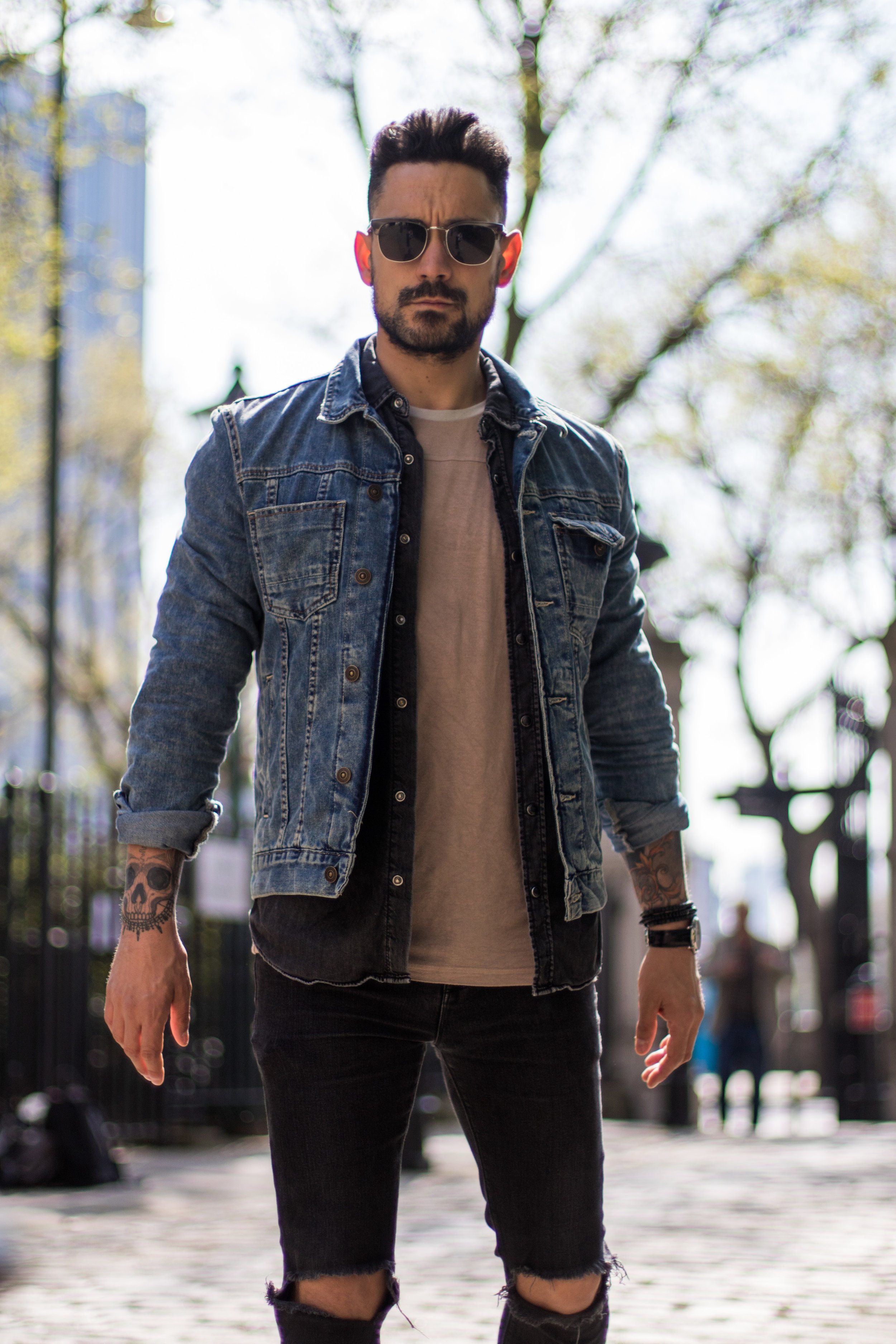 Wallpaper #GRlvOo8BtGB6xQ78aa1z6 How to Wear a Denim Jacket 5 Ways Mens Style Blog