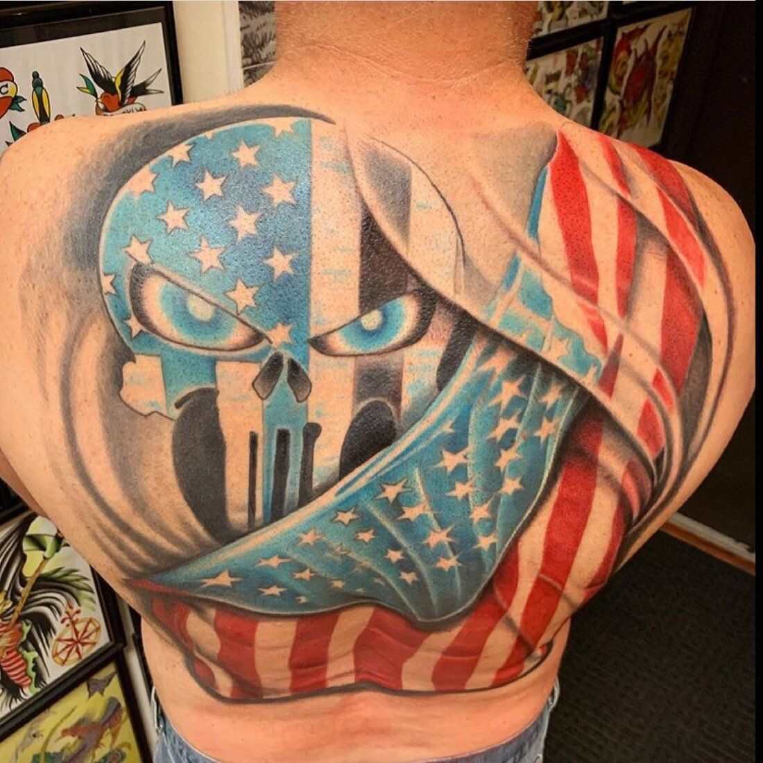 Wallpaper #S2ew75IBSpphPi3-g2MQ92 Aggregate More Than 68 American Flag Back Tattoo Incdgdbentre