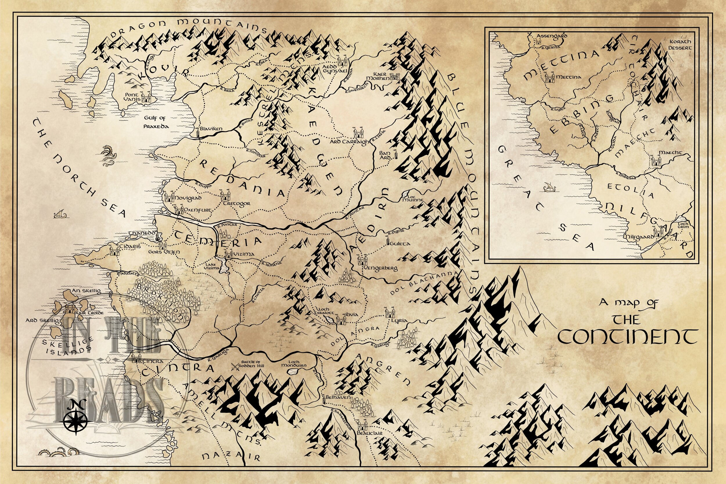 Wallpaper #RkDEMZMBJhL2WPbaNsiW155 The Witcher Map Poster